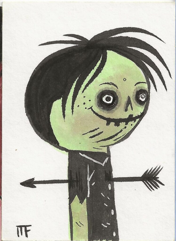 Art of the Hustle Michael Fleming Sketch Card