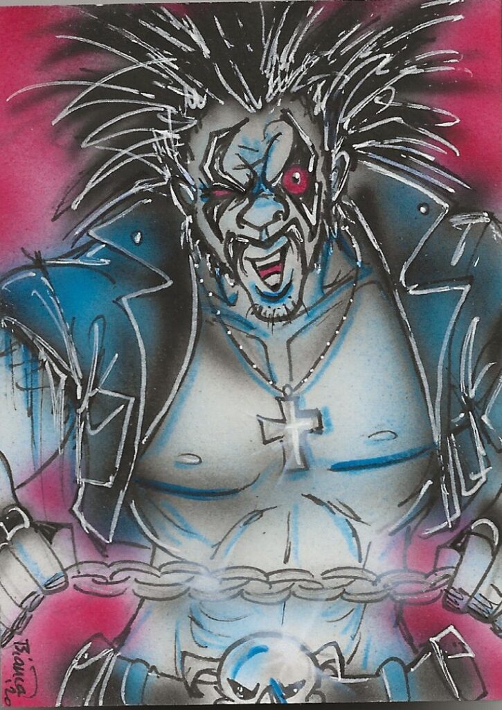 Bianca Thompson Original Lobo Sketch Card