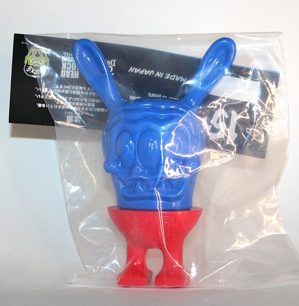 Headlock Studio Blue x Red Space Friends Bunny Head