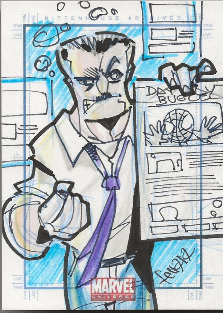 Marvel Eduardo Ferrara J Jonah Jameson Sketch Card