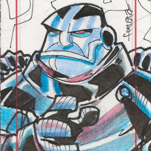 Marvel SketchaFEX Eduardo Ferrara Apocalypse Sketch Card