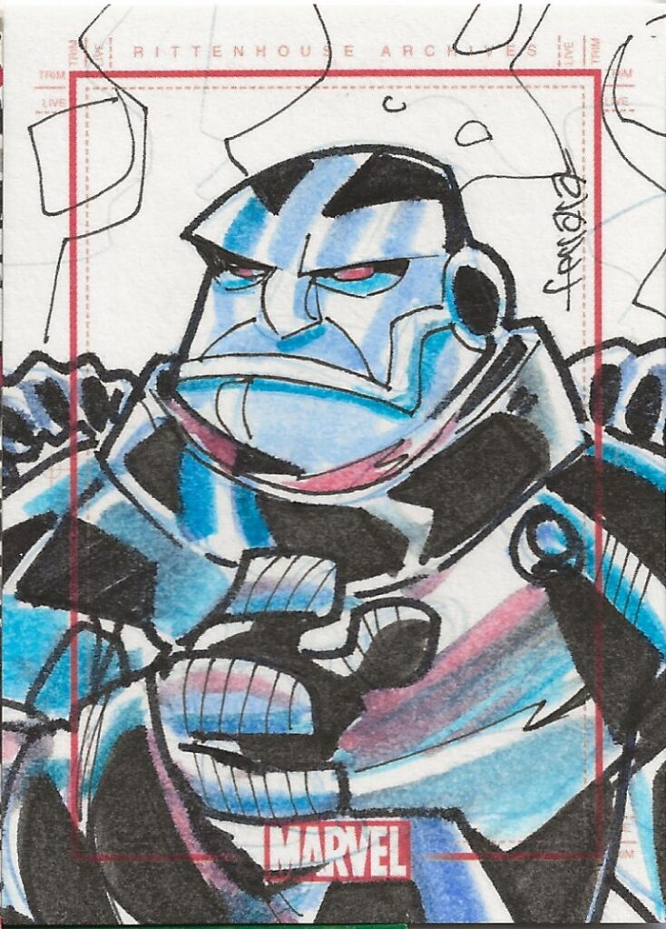 Marvel SketchaFEX Eduardo Ferrara Apocalypse Sketch Card