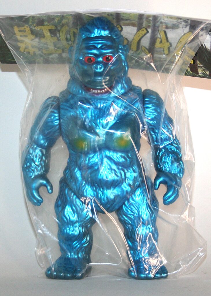 Pachi King Kingu Toy Metallic Blue Jungle King Gorilla