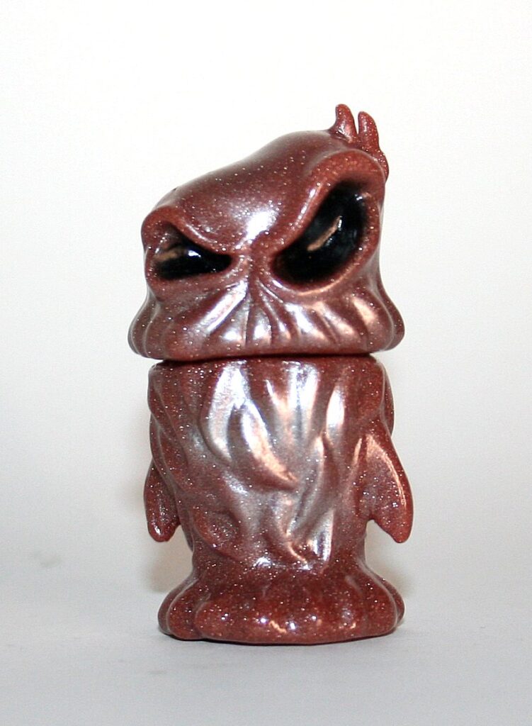 Skull Head Butt Brown Lame Tiny Monster Q Gachamon