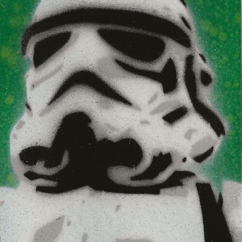 Star Wars Finest Jason Adams Green Stormtrooper Sketch