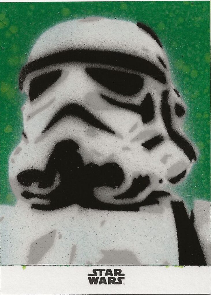 Star Wars Finest Jason Adams Green Stormtrooper Sketch
