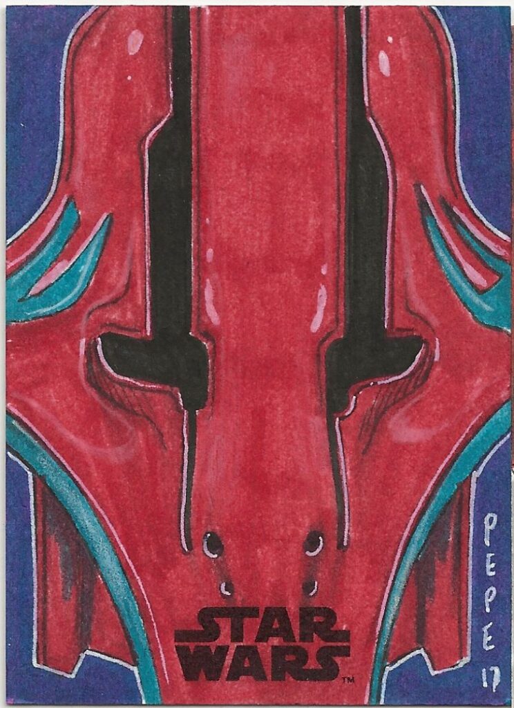 Star Wars Saga Darrin Pepe Sidon Ithano Sketch Card