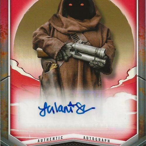 Topps Star Wars Mandalorian Leilani Shiu Jawa Autograph