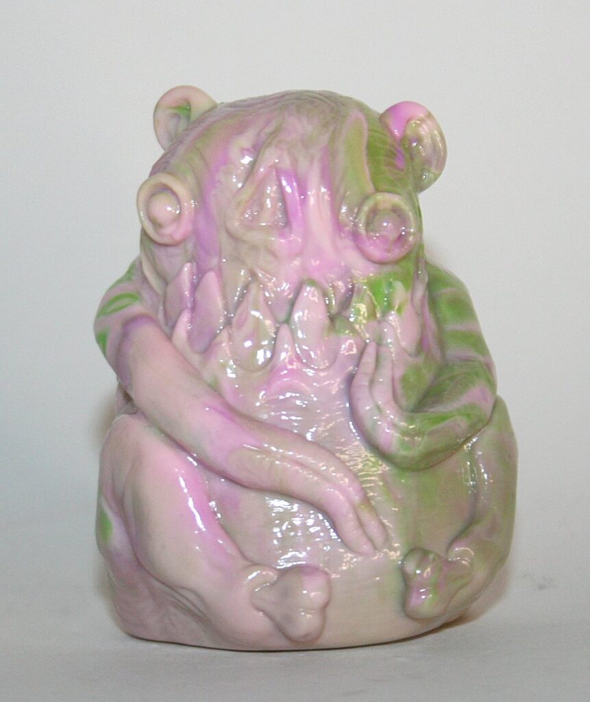 Unbox x Joe Whiteford WGT Pink x Green Larva Goblin