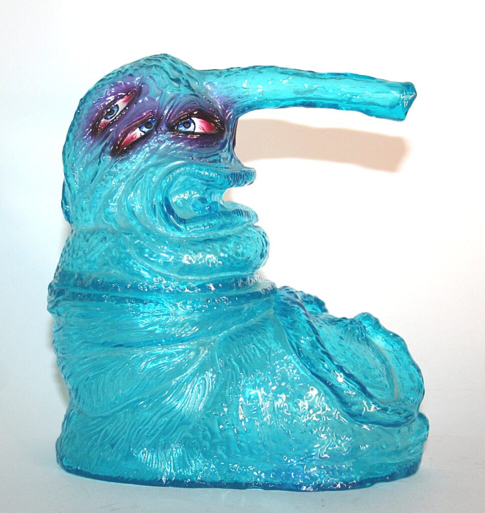 Nate The Milkman Custom Clear Blue Stomak