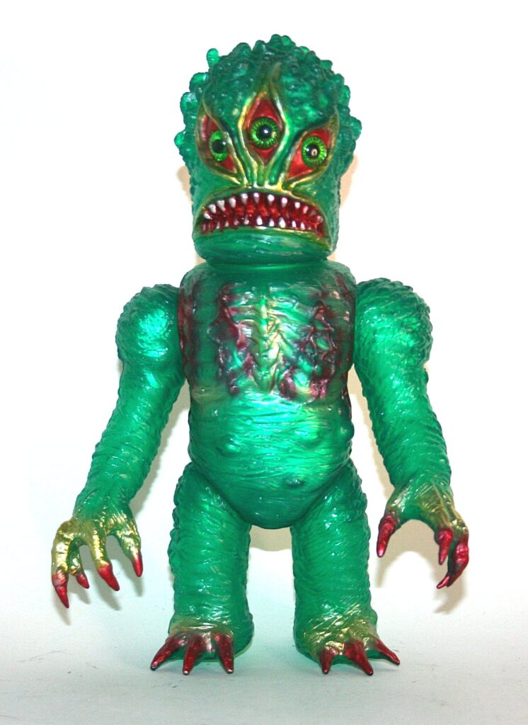 Skull Head Butt Custom Clear Green Space-X