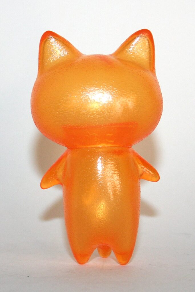 Sunguts Clear Textured Orange Faceless Cat