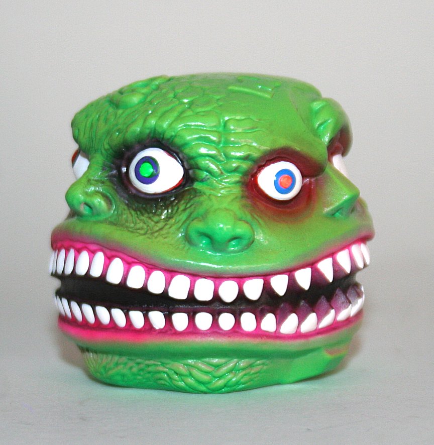 Unbox x Last Zectron Green Ghoulhead Only