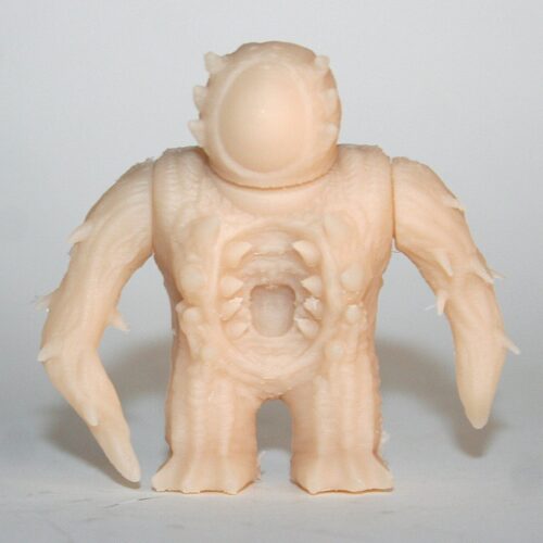 Unknown Maker Off White Resin Toothy Monster
