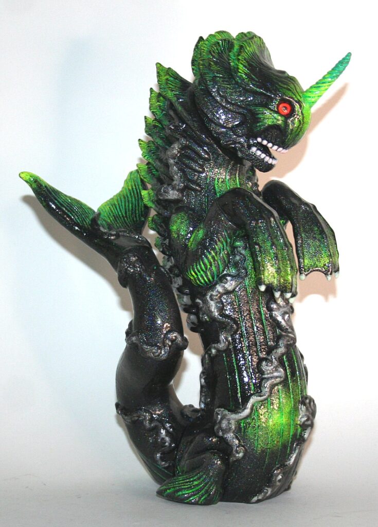 Candie Bolton Green x Black Monstrosities Custom Bake Kujira