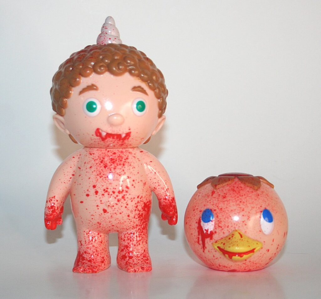 Cometdebris Bloodied Oni Kid x Kappa Kid