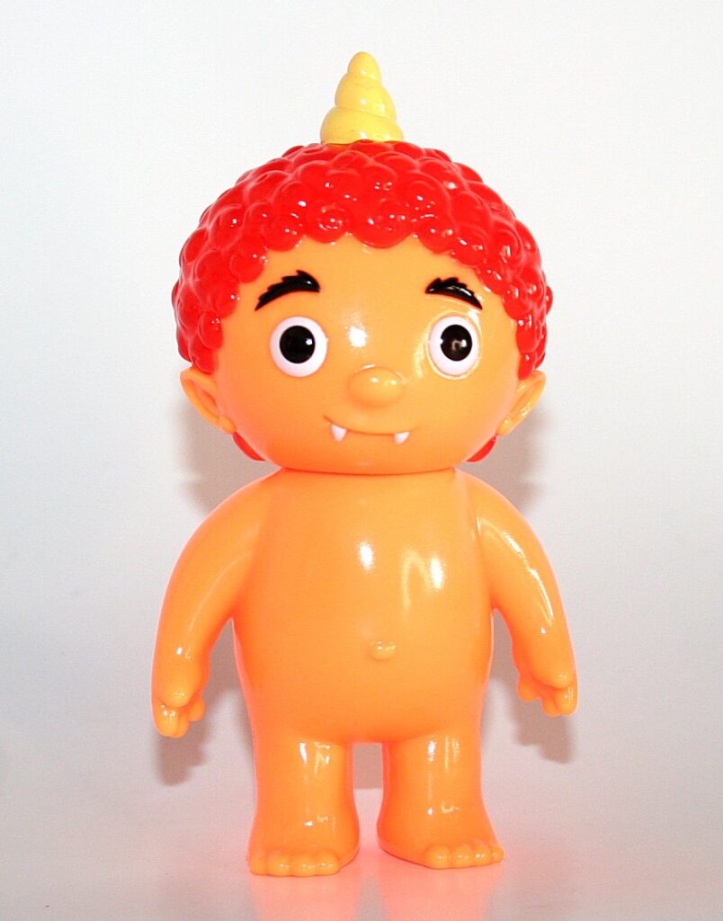 Cometdebris Freakin Orange Oni Kid