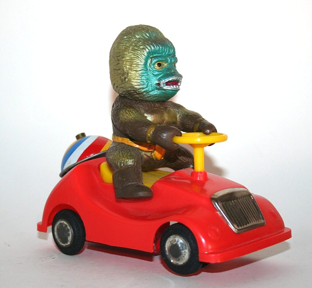 Masudaya Ape Man Ra Wind Up Racer