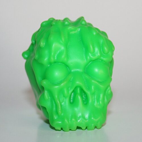 Unknown Green Rubber Melting Skull