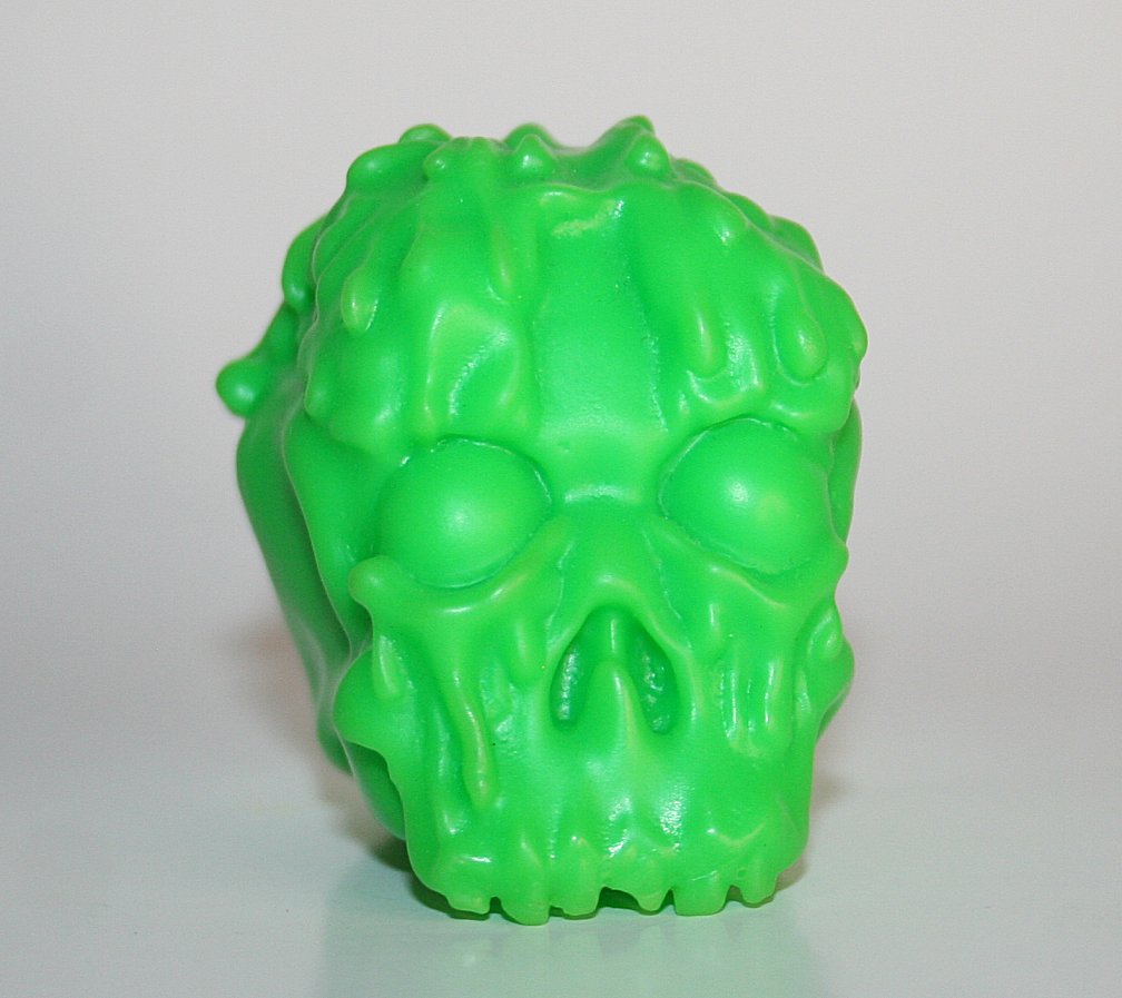 Unknown Green Rubber Melting Skull