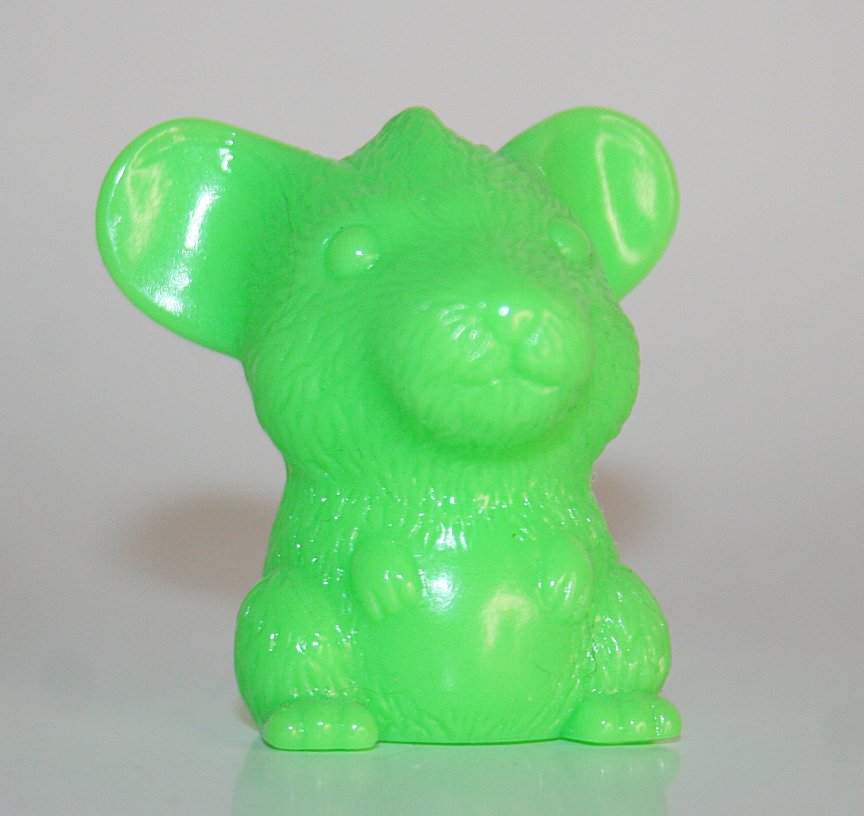 Gravy Toys Unpainted Green Oscar the Mouse