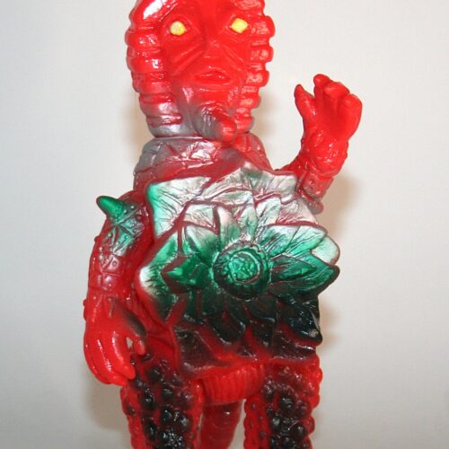 Sofubi no Pepo Red Kyoaku Saurus Doris Monster
