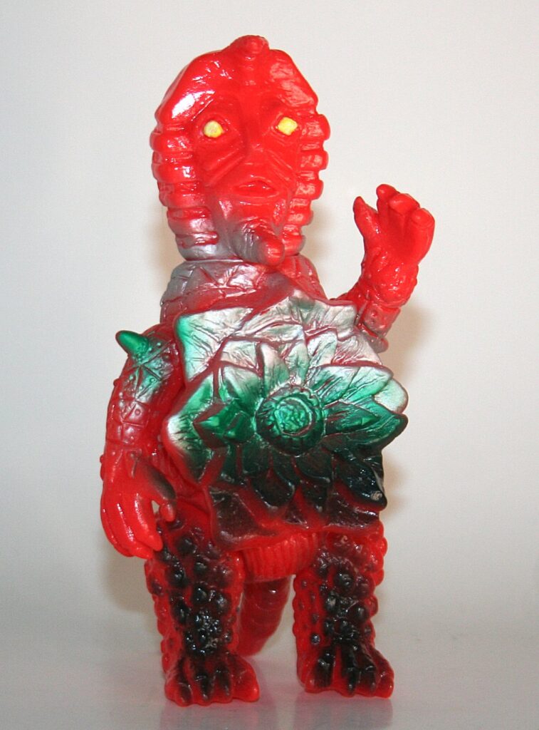 Sofubi no Pepo Red Kyoaku Saurus Doris Monster