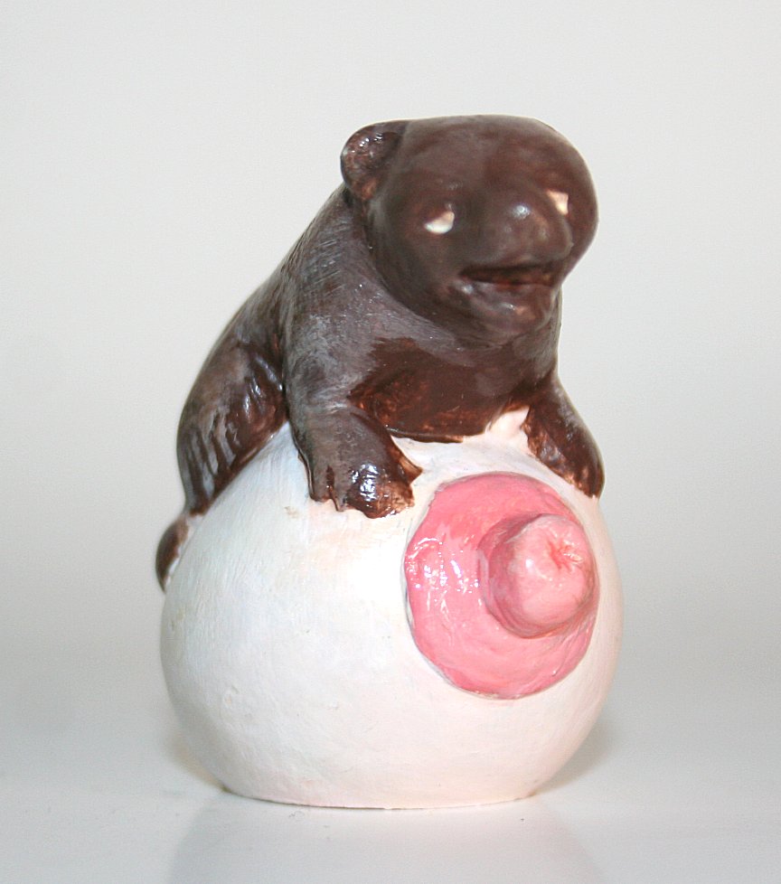 Grody Shogun Painted Boob Bear