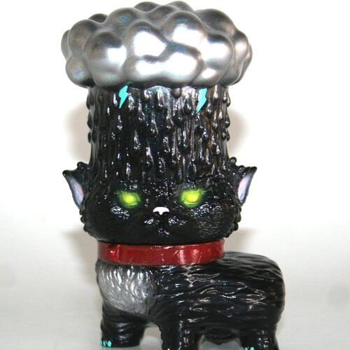 Moucoyama Silver on Black Rain Cat