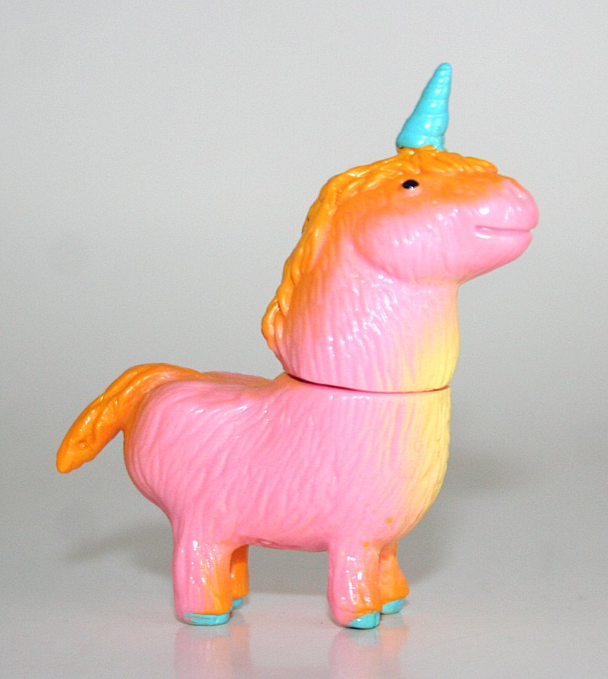 Rampage Toys Blue Horned Shaggy Unicorn