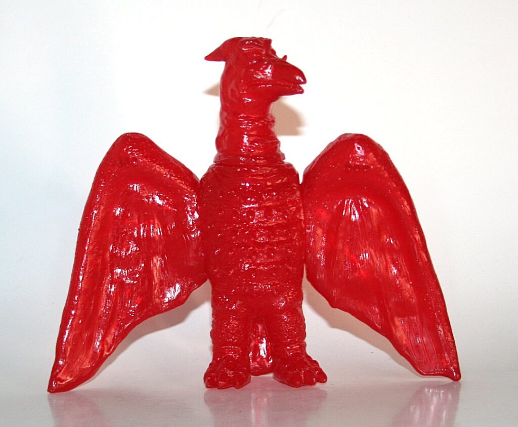 Bear Model Clear Red Rodan