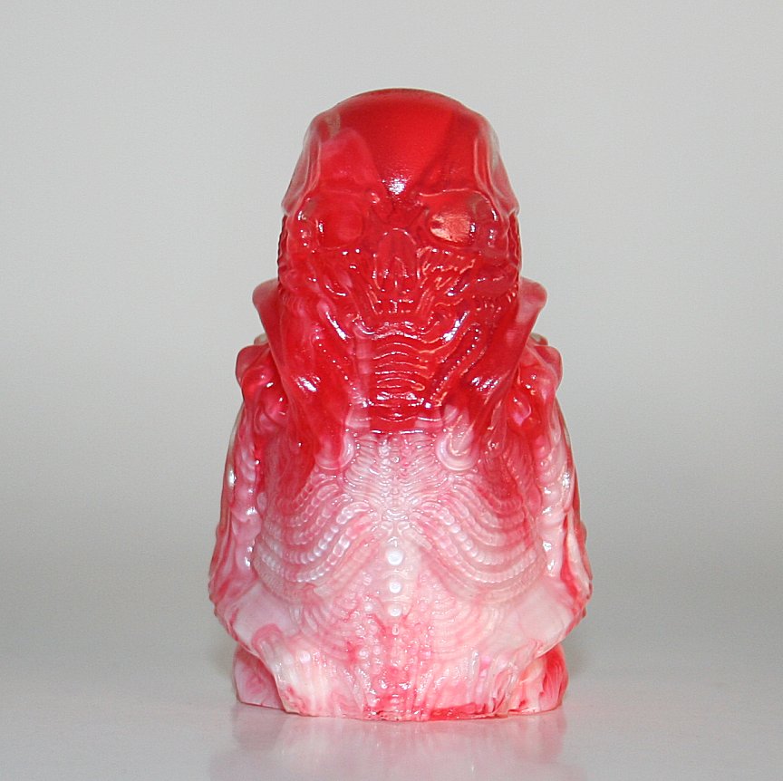 Dead Bird Toys Red x White x Clear Lg Resin Bone Ghost