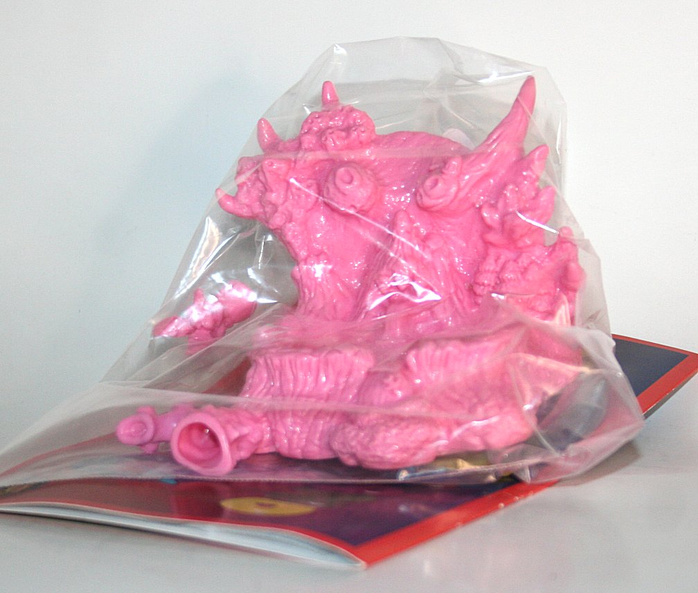 Dirt House Vinyl Unpainted Pink Monsterland Play Set