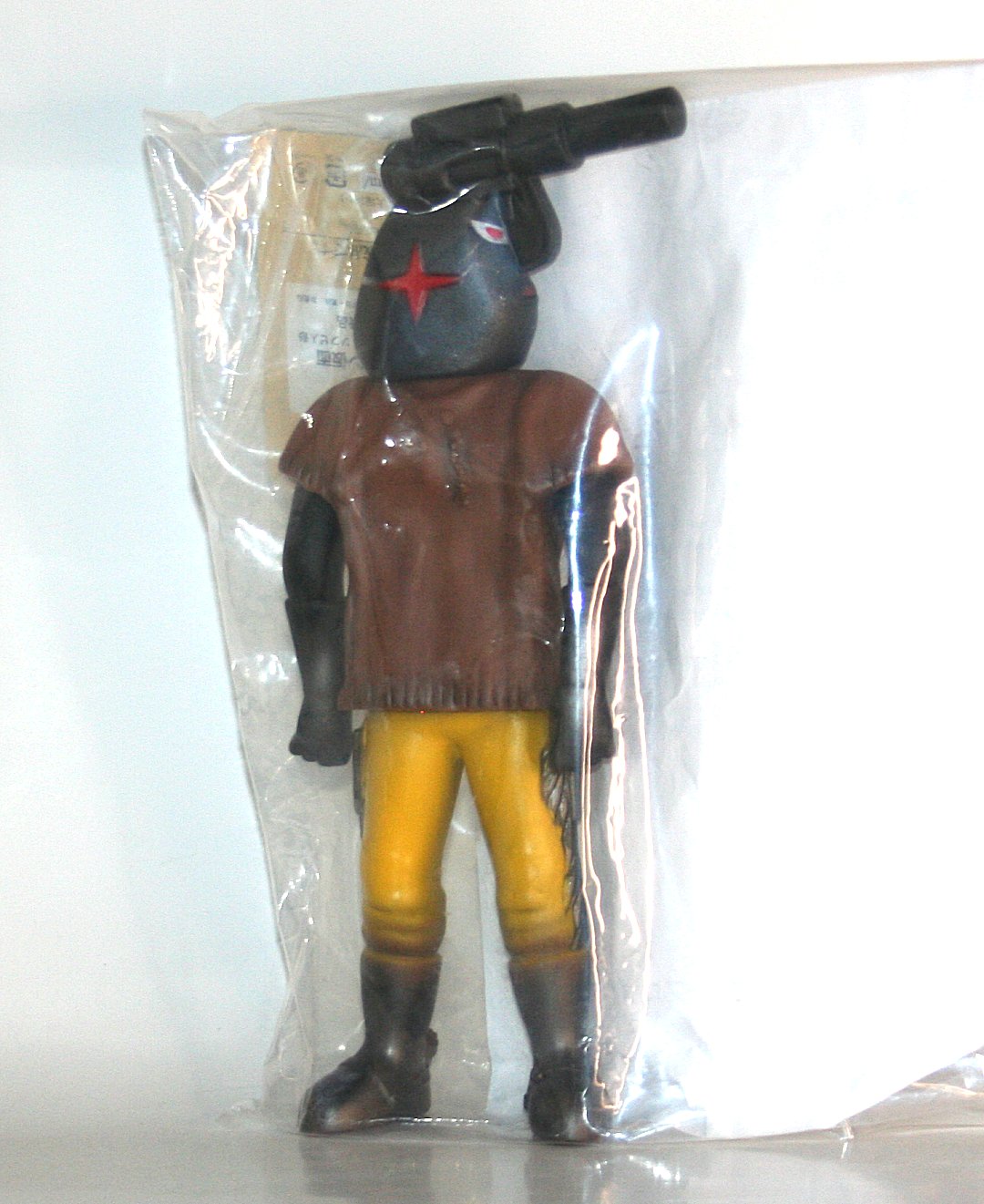 Rainbow Goranger Gunman Mask vintage-style tokusatsu sofubi