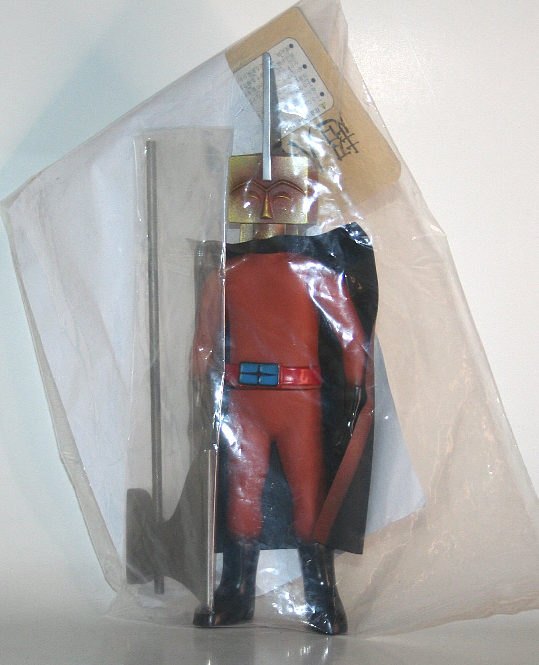 Rainbow Goranger Large Hatchet Mask vintage-style tokusatsu sofubi