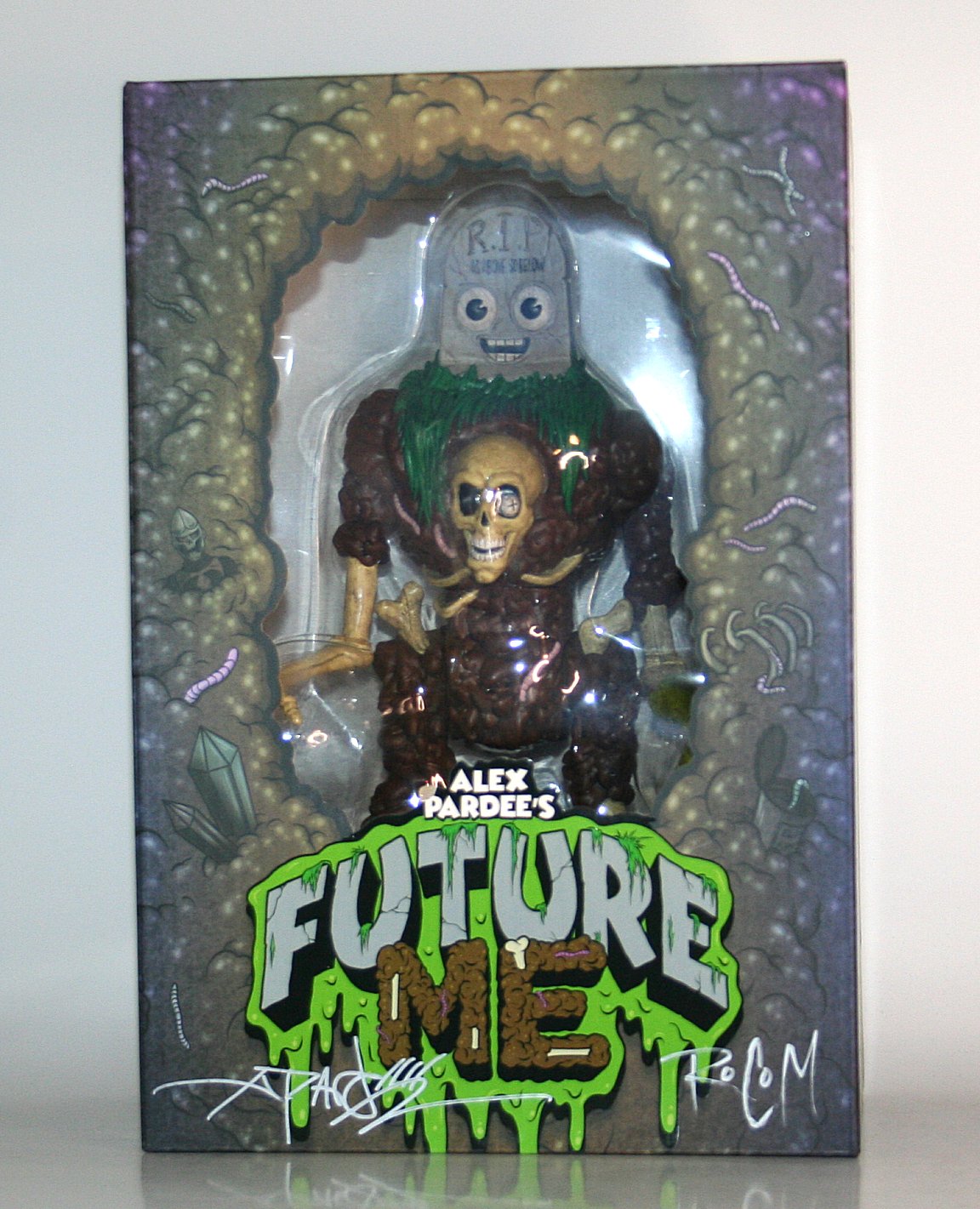 RoCom x Alex Pardee OG Future Me 9 inch articulated soft vinyl figure, signed box