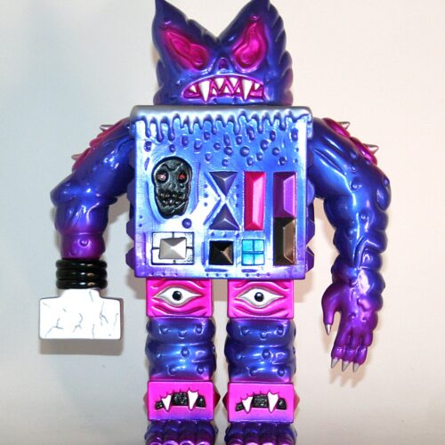 Draculazer x Chompton Bruised Blue Demon Robot