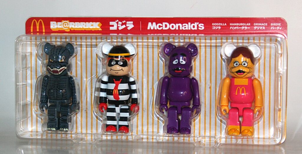 Medicom x McDonalds 150% Godzilla x Hamburglar x Grimace