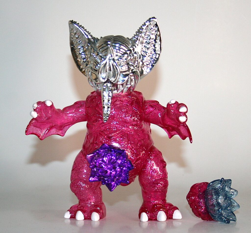 Paul Kaiju Clear Pink Lame Microman Mockbat