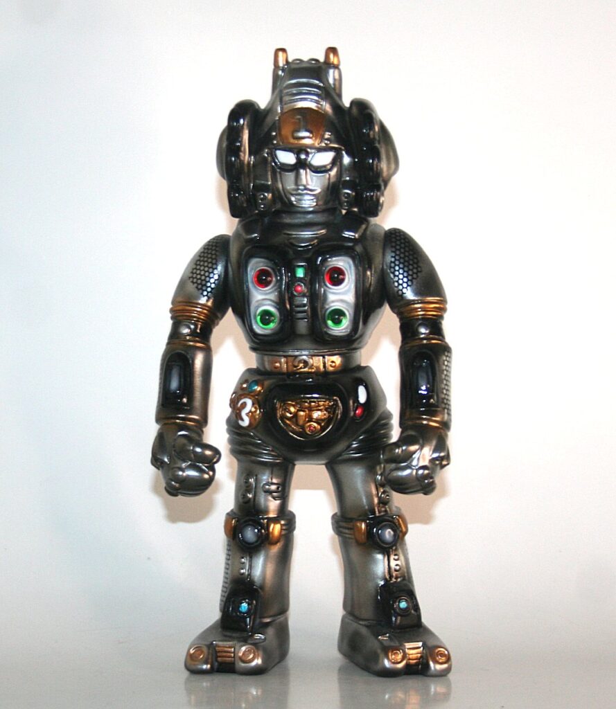 Pills Toy Silver Fantasy Robot No 3