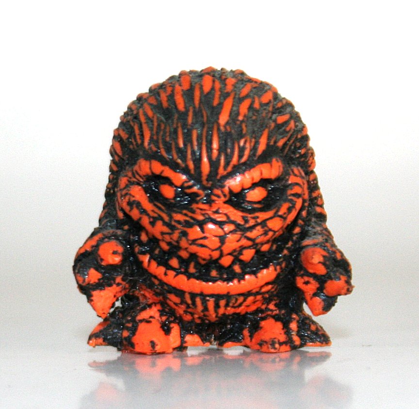 Zectron x BigmanToys Orange x Black Resin Critters