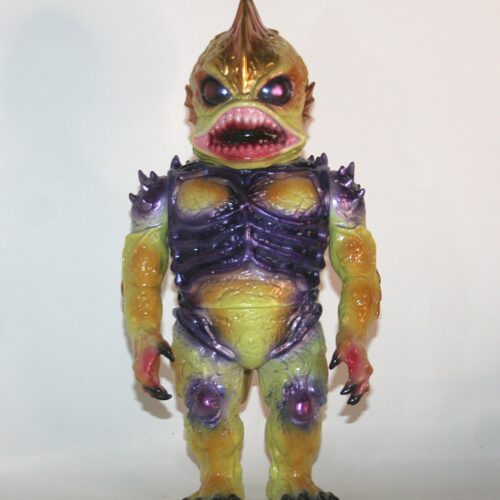 Mad Monk Metallic Purple Trench Monster