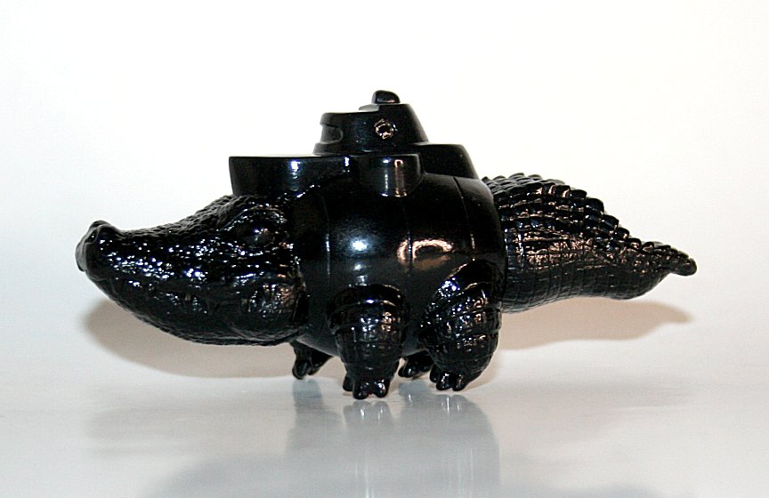 Max Toy Co Unpainted Black Gacha Gator Sub