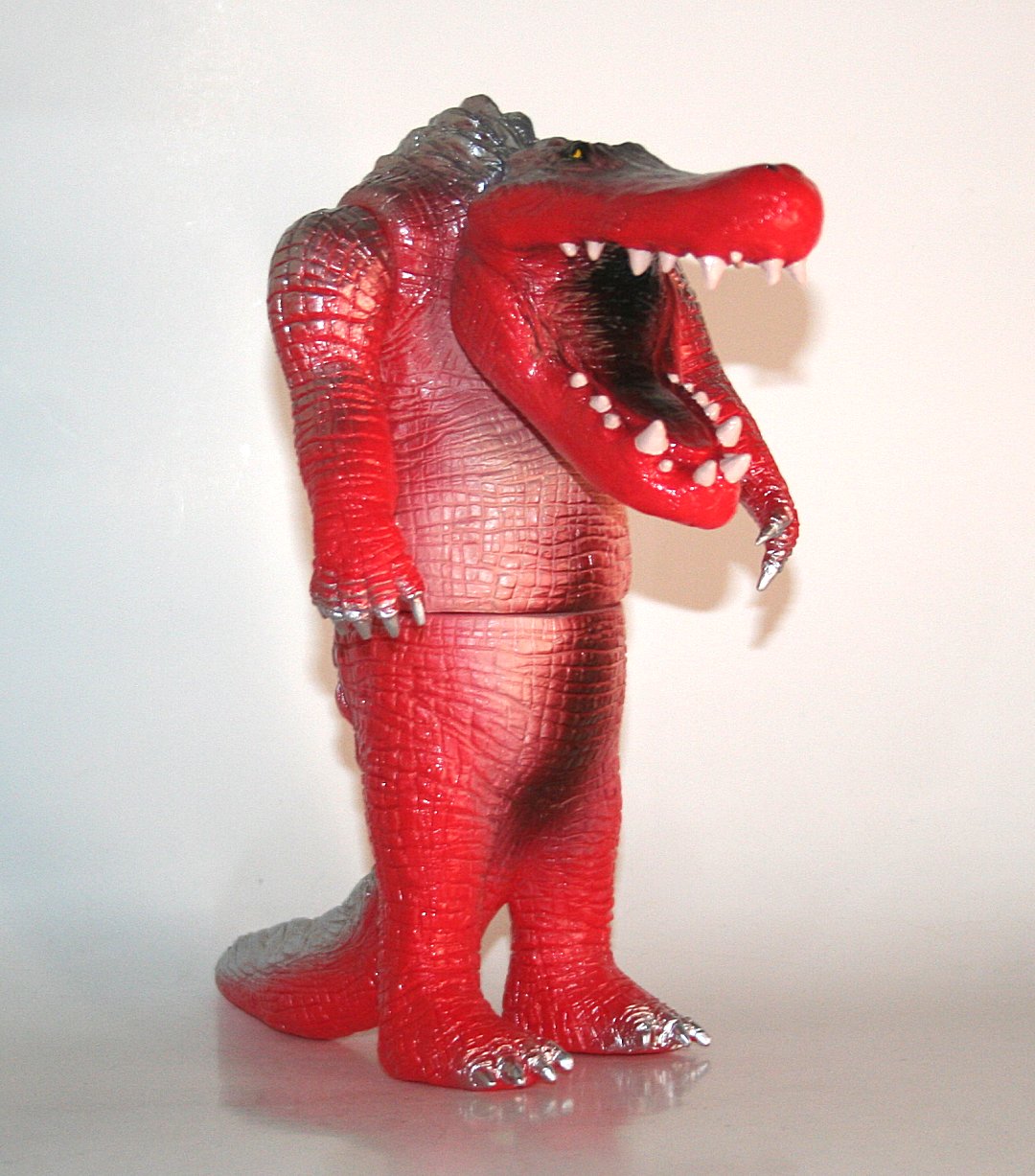 Rampage Toys Bloody Red Two Toed Tom alligator sofubi in red vinyl