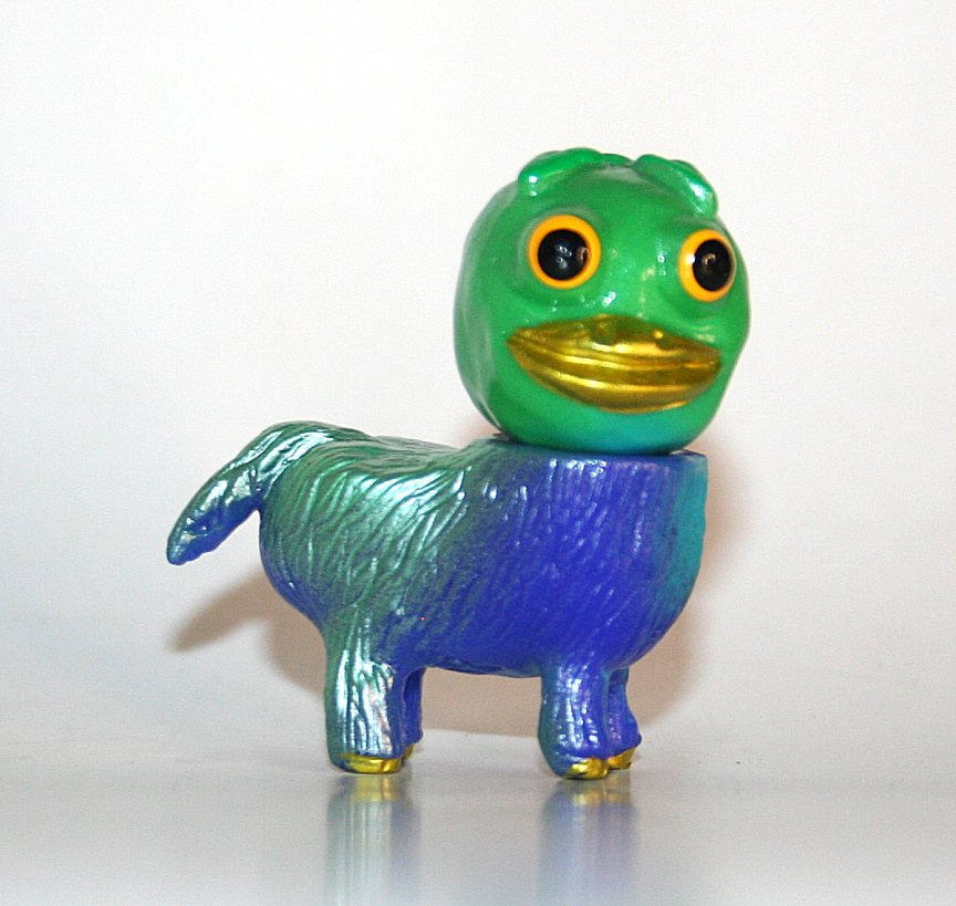 Rampage Toys Green Headed Shaggy Tomato Unicorn Thingy