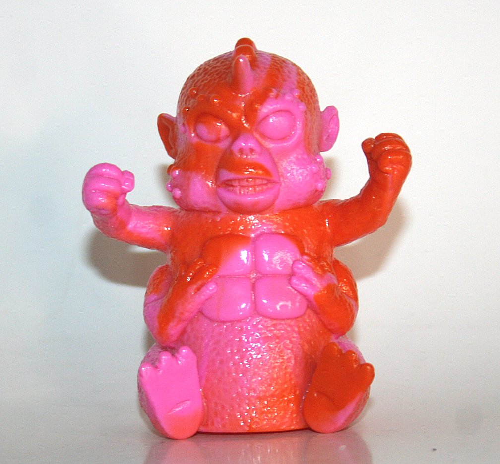 Splurrt Pink x Orange Marbled Baby Krono - Loose V2