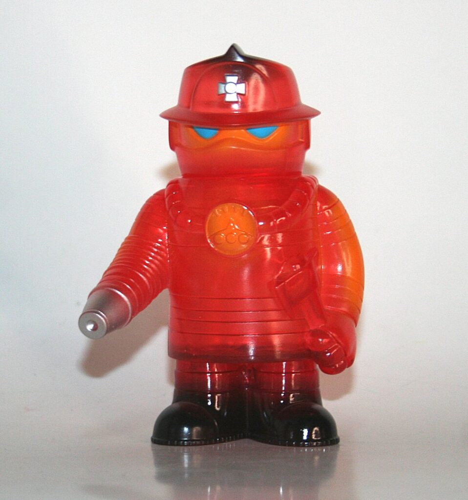 Super7 Clear Red Fire Robo