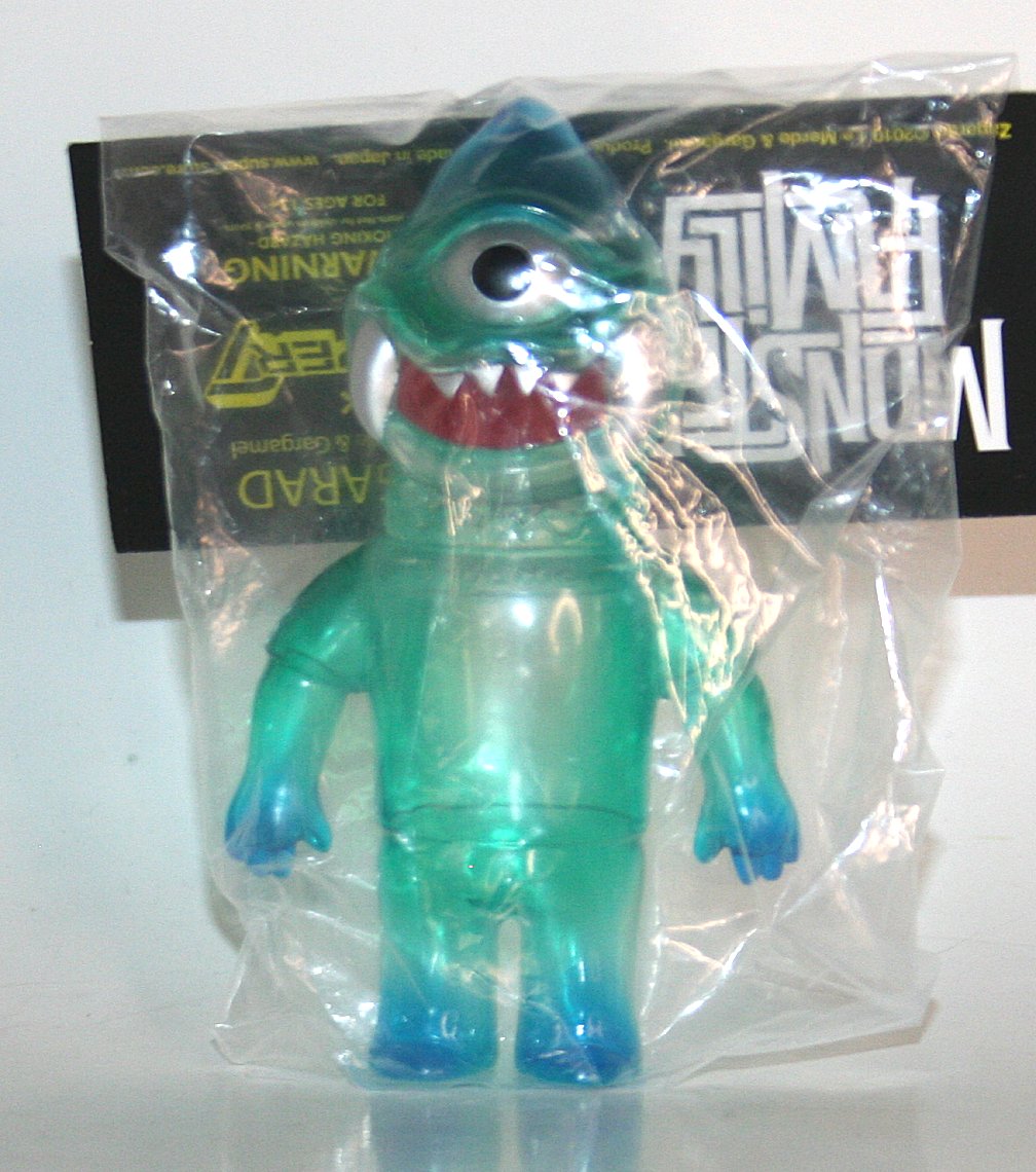 Super7 x Gargamel Painted Green on Clear Zagarad sofubi figure
