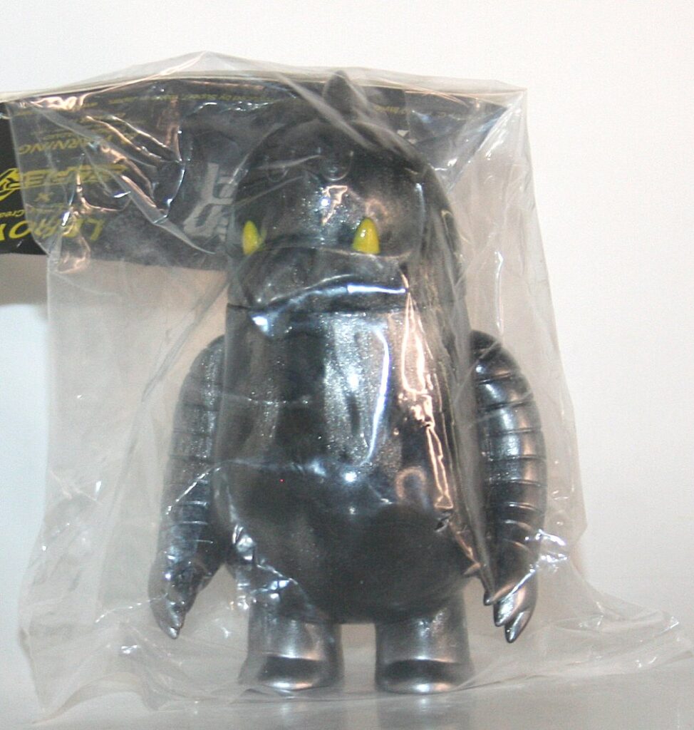 Super7 x Invisible Creatures Black x Silver Swirl Leroy C