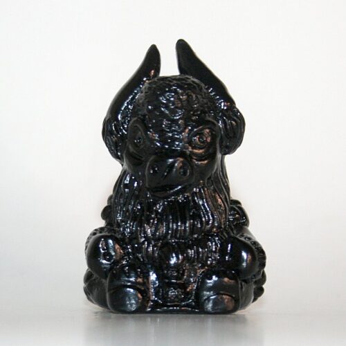 Uhoh Toys Mini Unpainted Black Cutnose